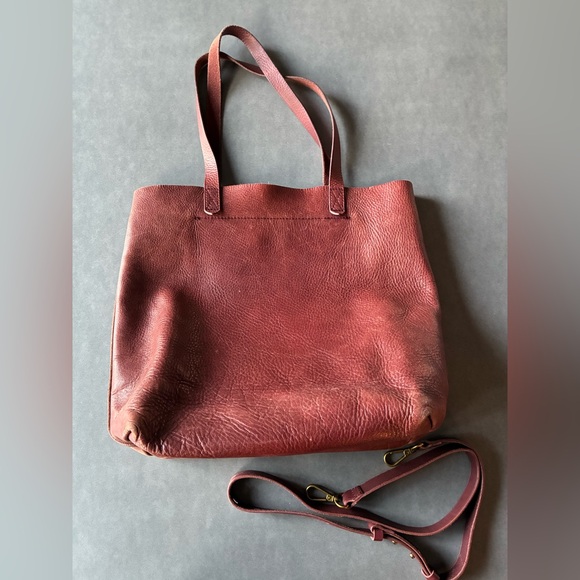 Madewell Medium Transport Tote Dark Cabernet - Picture 6 of 15